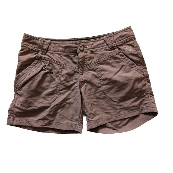 The North Face Short court women's‎ 5 pocket gray shorts Size 6 - Picture 1 of 3
